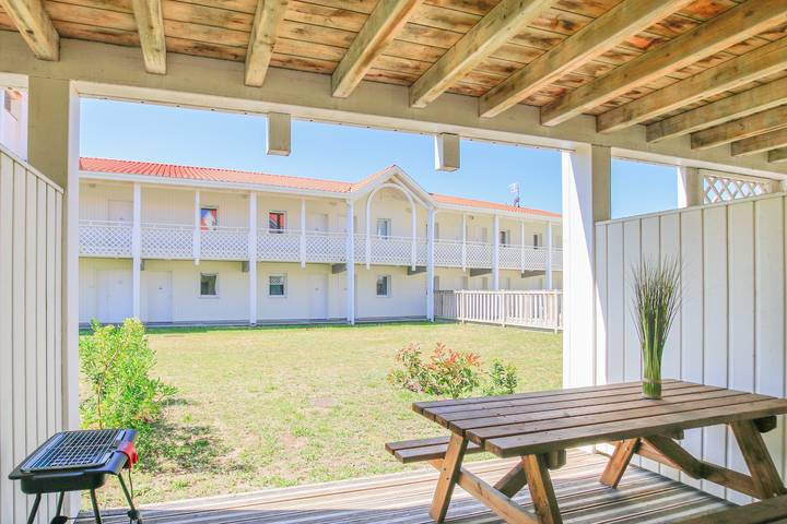 Ferienwohnung für 4 Personen, mit Terrasse und Pool in Mimizan Plage - 4