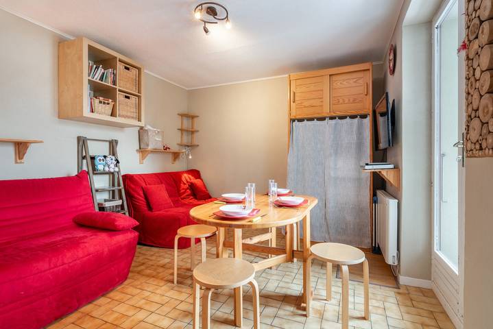 Studio für 4 Personen, mit Balkon am Vercors
