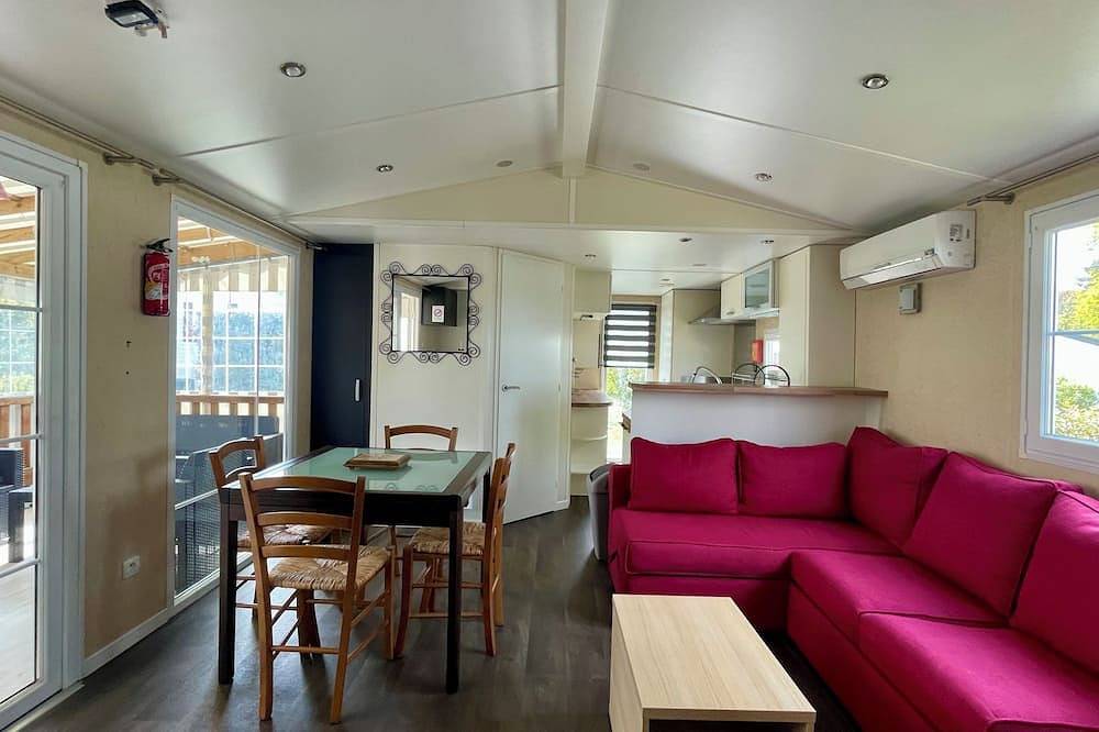 Geräumiges und komfortables Mobilheim – Lf42 Camping La Ferme 4 Sterne in Saint-Augustin, Côte de Beauté