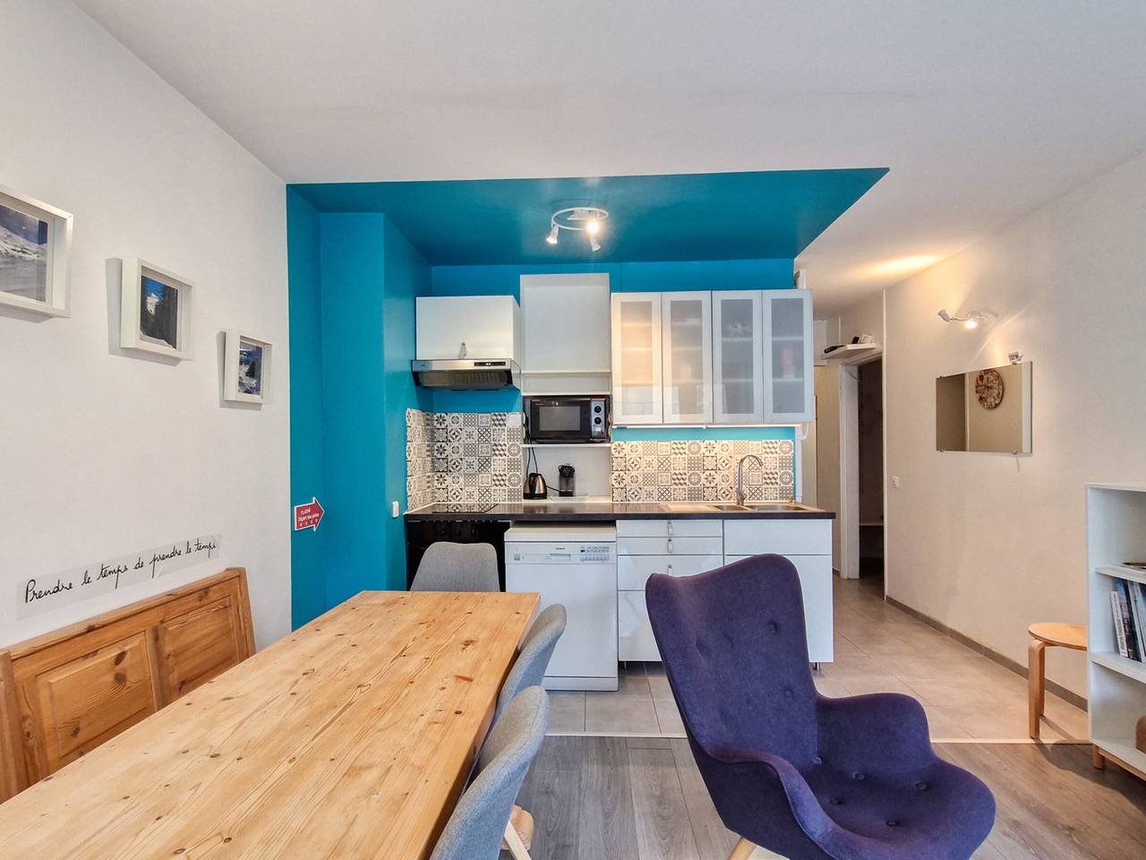 Appartement entier, Appartement centre station, vue pistes - 8 pers. in Flaine, Arâches-la-Frasse