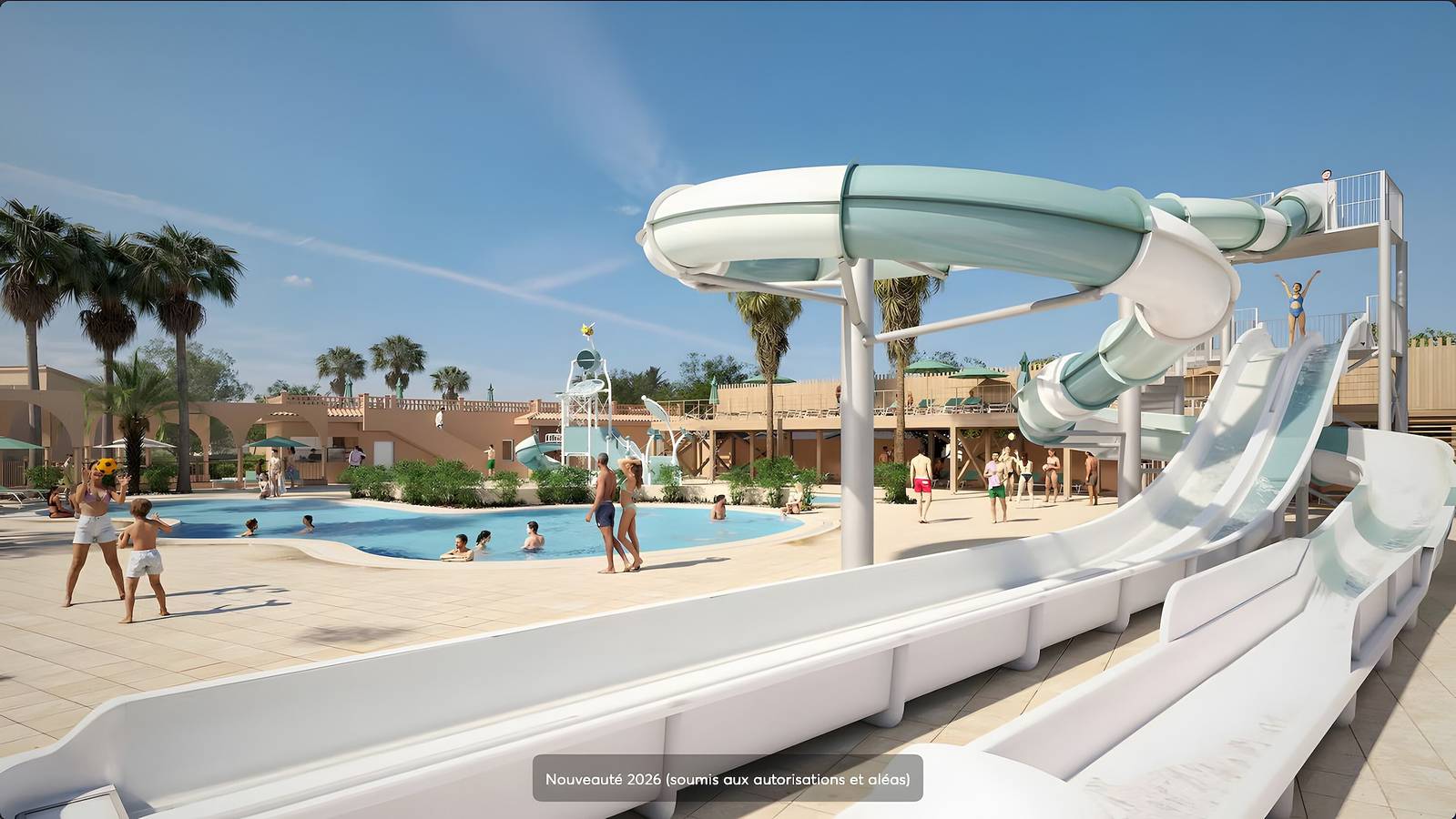 Mobilhome 'Mobilhome 4-6 Personnes' avec piscine partagée, terrasse privée et climatisation in Côte Vermeille, Argelès-sur-Mer