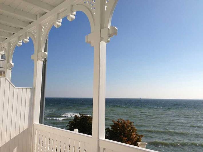 Ferienhaus mit Meerblick für 2 Personen, mit Balkon und Seeblick sowie Ausblick in Sassnitz - 4