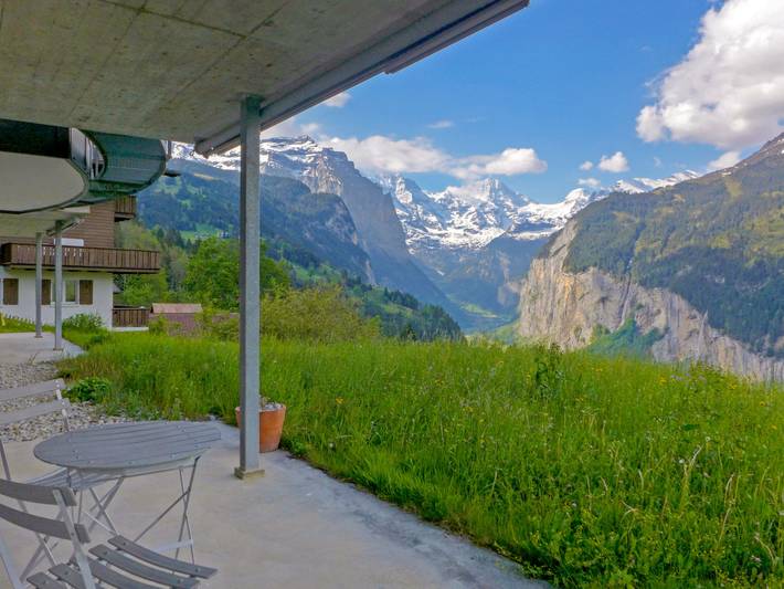 Gîte pour 2 personnes, avec terrasse et jardin dans Wengen - 4