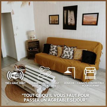 Gîte pour 2 personnes, avec terrasse et jardin à Saint-Méard-de-Gurçon