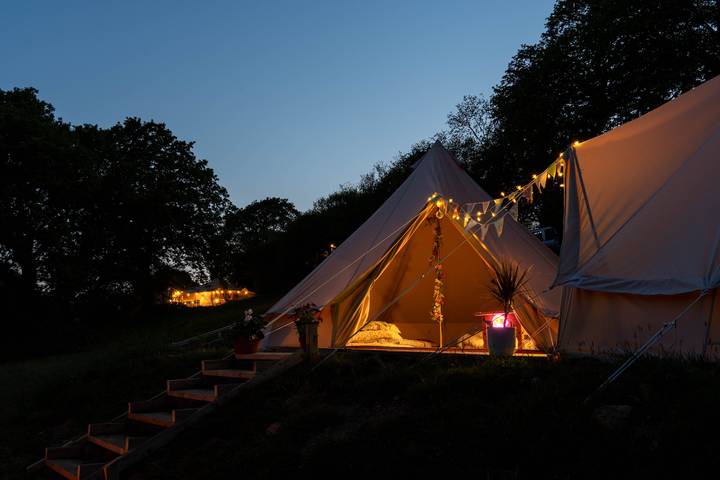 Tipi for 29 people, with garden, child-friendly in North-Wales
