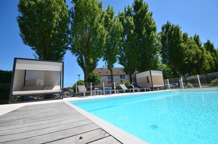 Hôtel pour 4 personnes, avec sauna ainsi que jardin et piscine, animaux acceptés à Dijon - 3