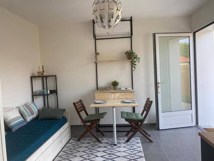 Appartement de vacances pour 2 personnes, avec terrasse et jardin