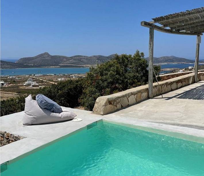 Villa pour 2 personnes, avec vue sur l’océan ainsi que terrasse et jardin dans Antiparos
