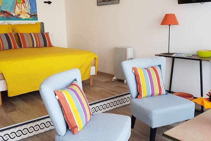 Appartement entier, Palmier *** studio avec jardin et parking in Le Bois-Plage-en-Ré, Île de Ré