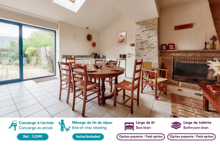 Maison pour 6 adultes/2 enfants avec jardin in Saint-Gildas-de-Rhuys, Côte des Mégalithes