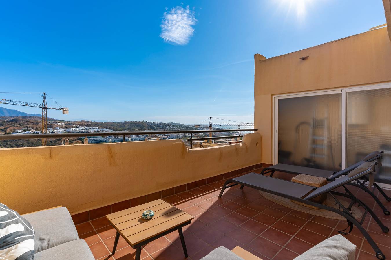 Hel lejlighed, Ferielejlighed for 4 personer med børnepool in La Cala de Mijas, Mijas