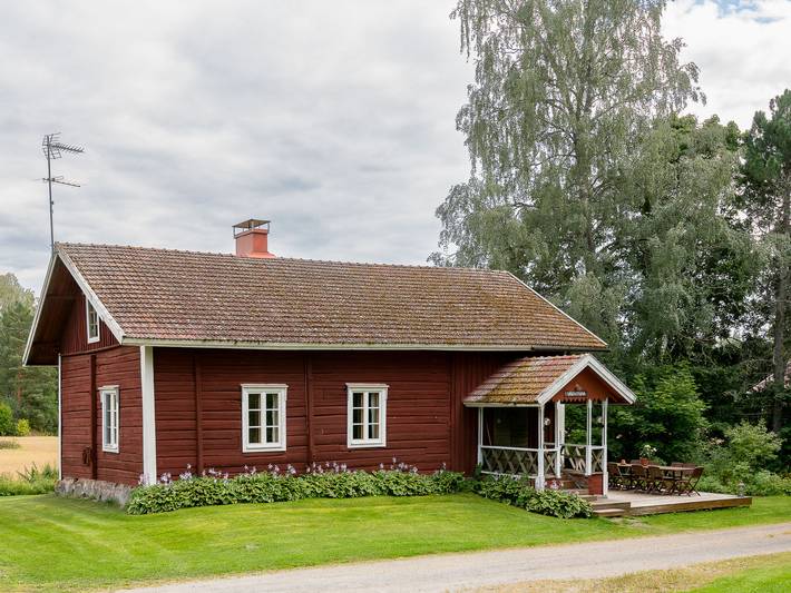 Vakantiehuis voor 8 personen, with terras and whirlpool as well as sauna in Zuid-Finland