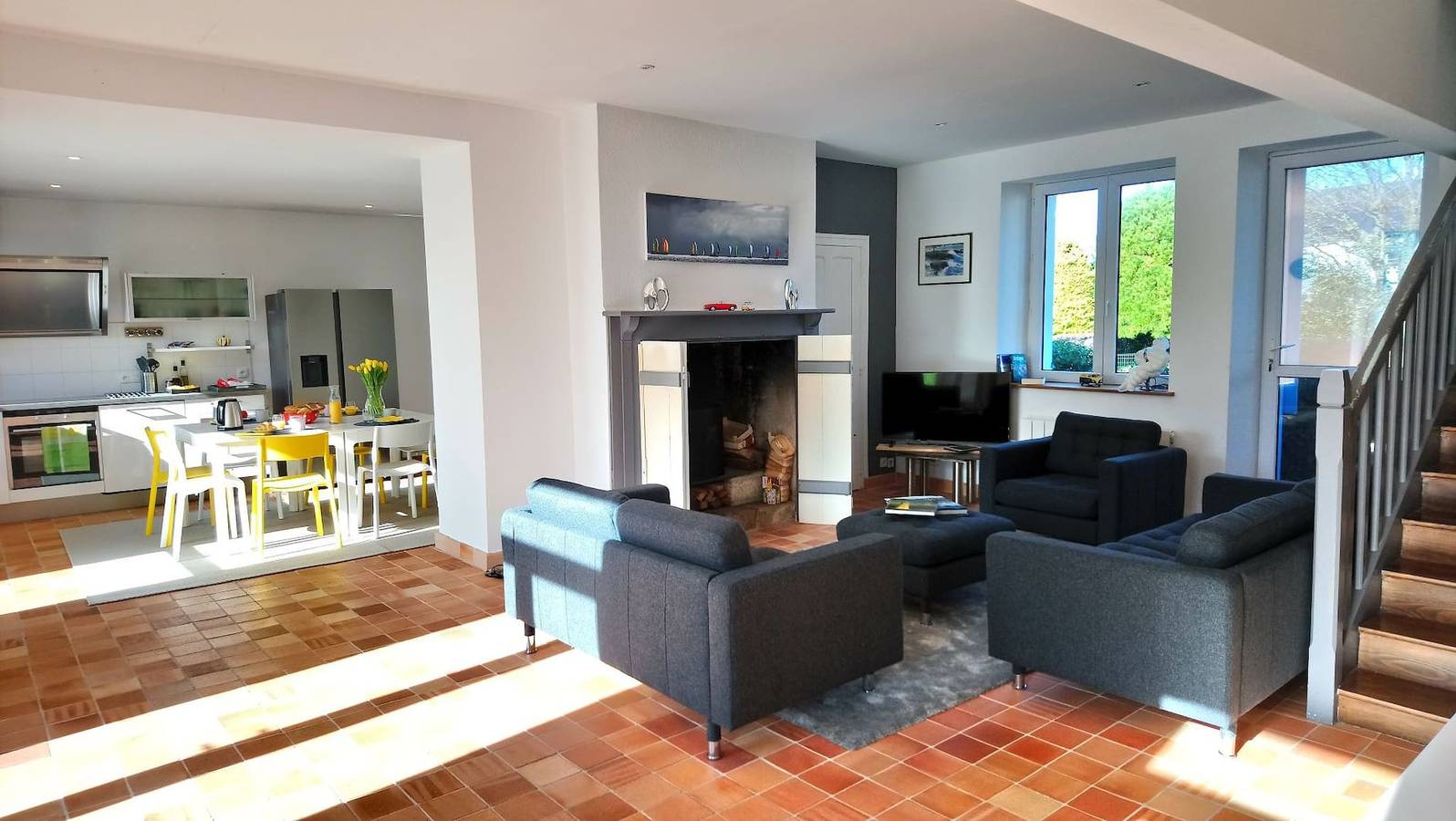 Ti Nalu, Surf House à Sainte Barbe (Plouharnel)  in Plouharnel, Côte des Mégalithes