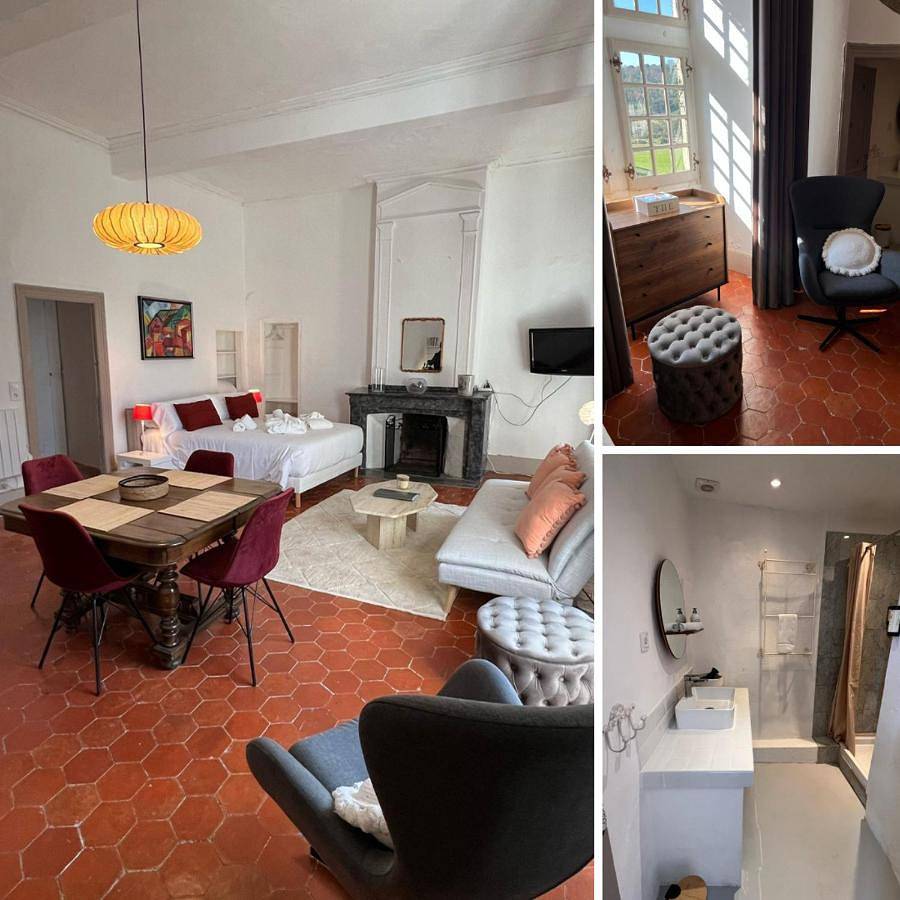 Appartement entier, Château de Villarlong in Villarzel-Cabardès, Région de Carcassonne