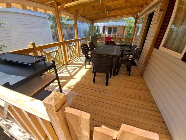 Camping pour 6 personnes, avec jardin, animaux acceptés dans Claouey