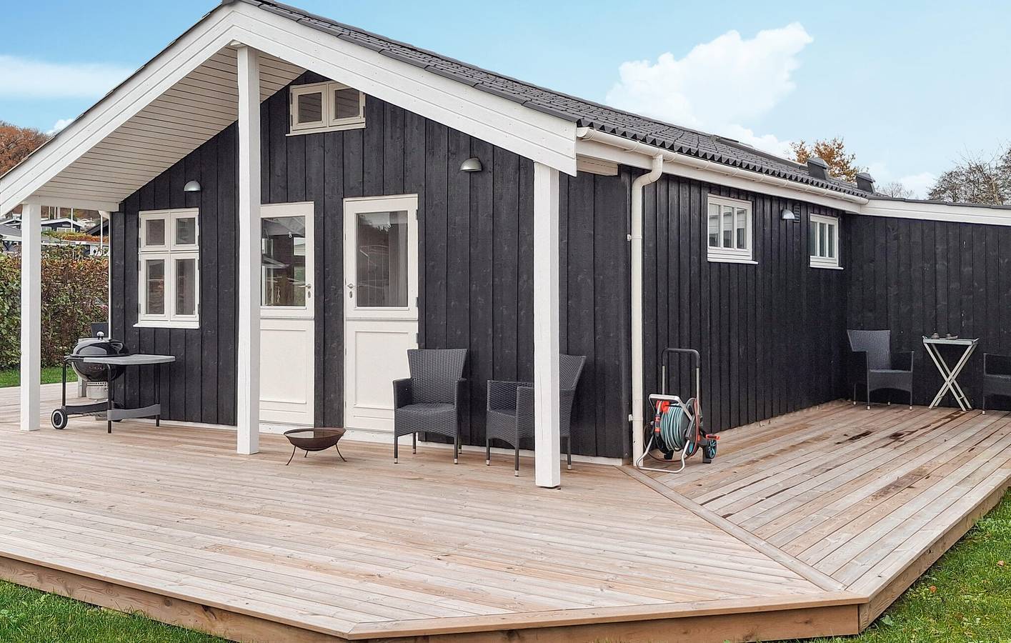 Feriehus for 6 personer med terrasse in Bjert, Lillebælt