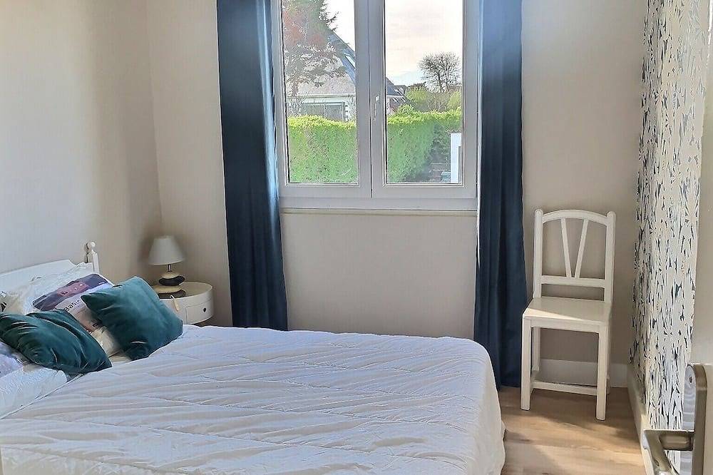 Villa de la plage, front de mer, plage du débarquement, Calvados, Normandie Juno in Bernières-sur-Mer, Région de Caen