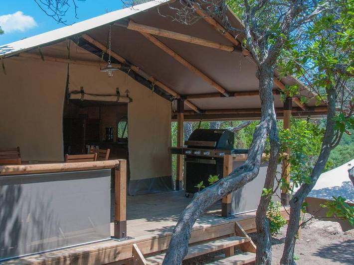 Camping pour 5 personnes, avec bassin pour enfant en Corse - 3