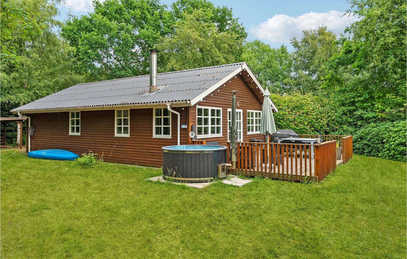 Ferienhaus für 6 Personen mit Terrasse in Thyholm, Oddesund