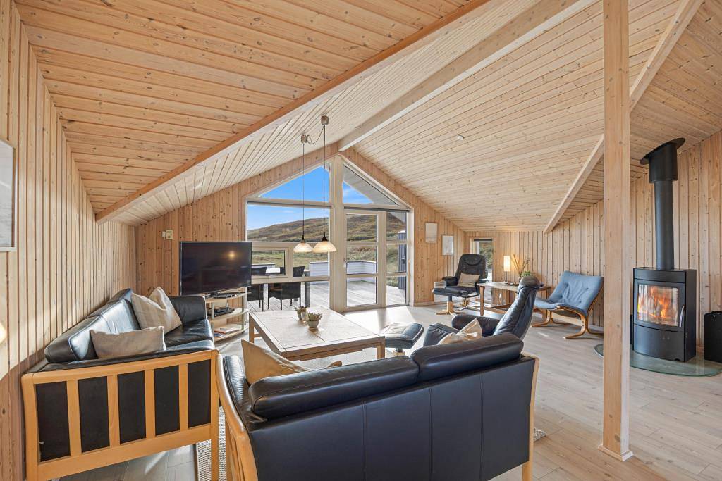 Modernes Ferienhaus mit Whirlpool und Sauna in Skodbjerge, Årgab