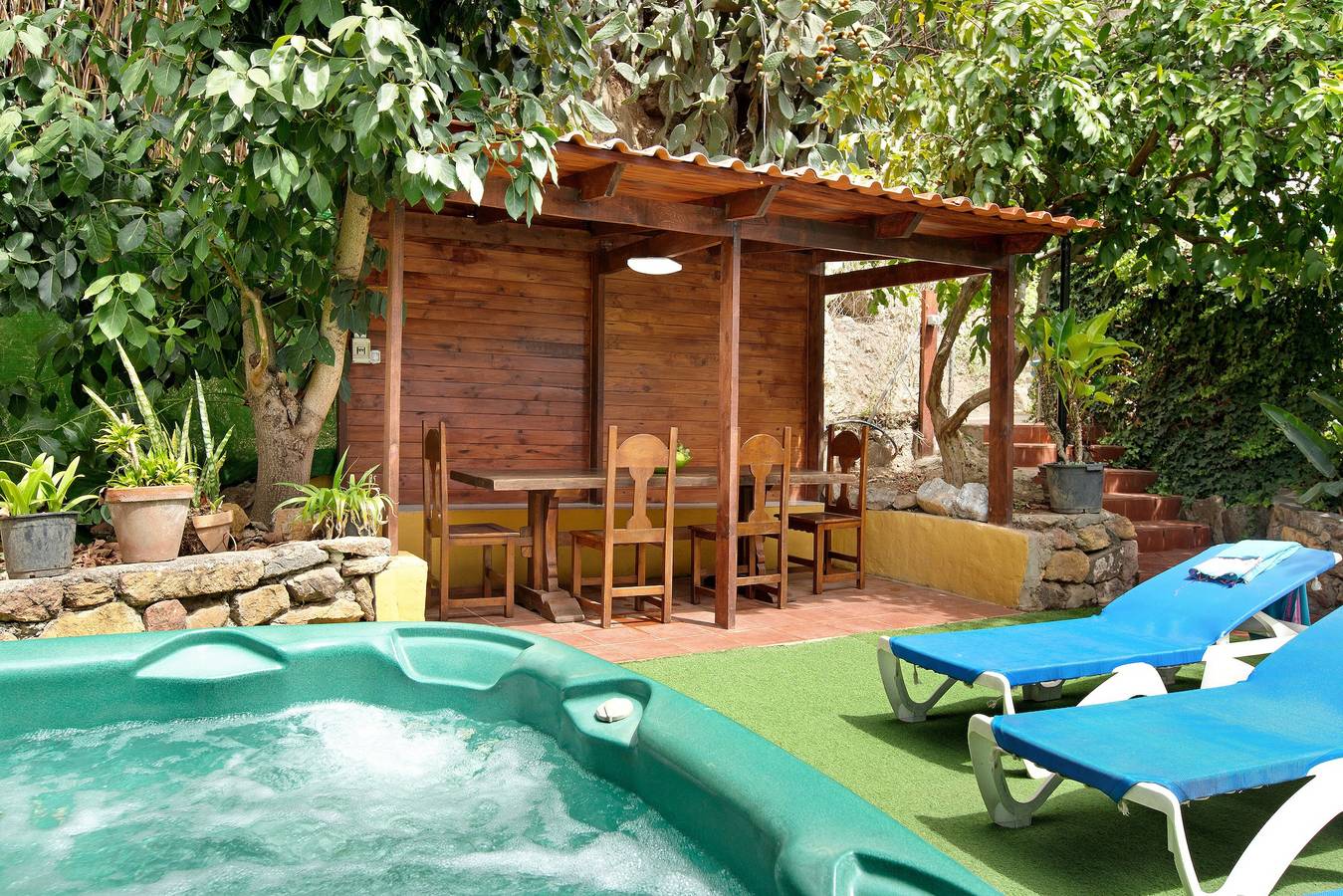Ferienhaus "Casa Irene" mit Bergblick, Whirlpool, Garten & Wlan in Teror, Gran Canaria Nord