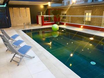 Cottage pour 2 personnes, avec jardin ainsi que vue et piscine à Remire-Montjoly
