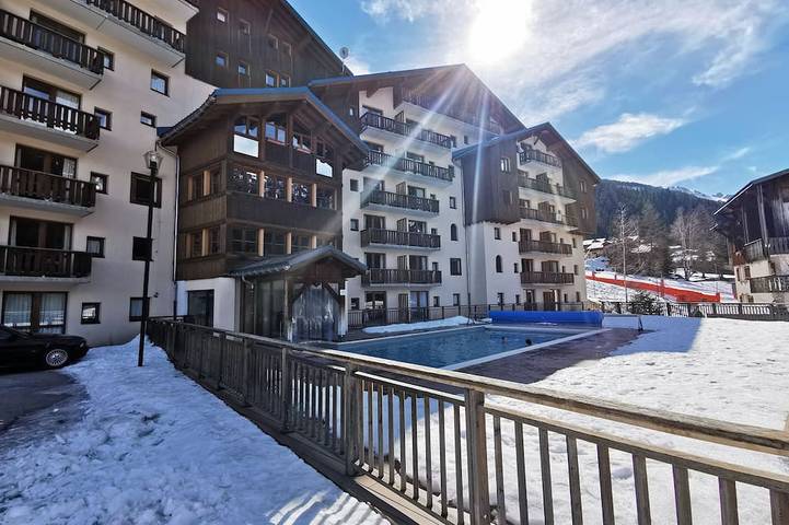 Appartement entier, Résidence La Turra, appt 4 personnes avec piscine au pied des pistes in Valfréjus, Modane