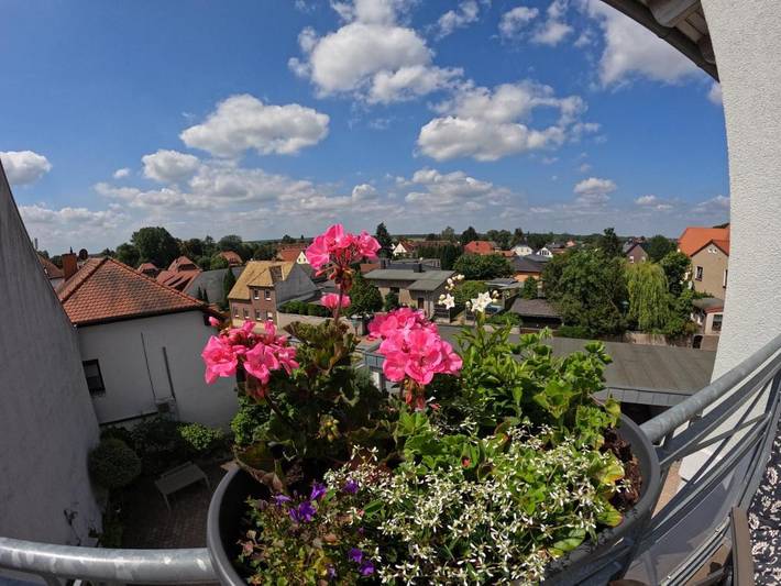 Ferienwohnung für 3 Personen, mit Balkon und Ausblick in Bad Düben