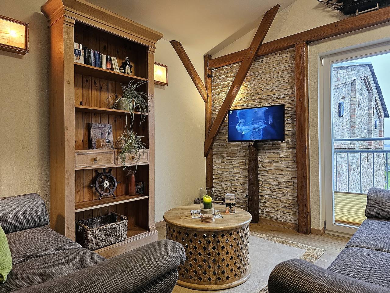 Apartamento vacacional entero, Ferienhof Schilfmeer - Fewo "Heuboden" in Körkwitz, Ribnitz-Damgarten