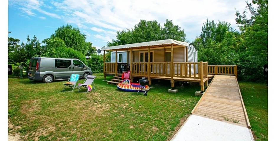 Mobil home pour 6 personnes, avec bassin pour enfant à La Romieu - 3