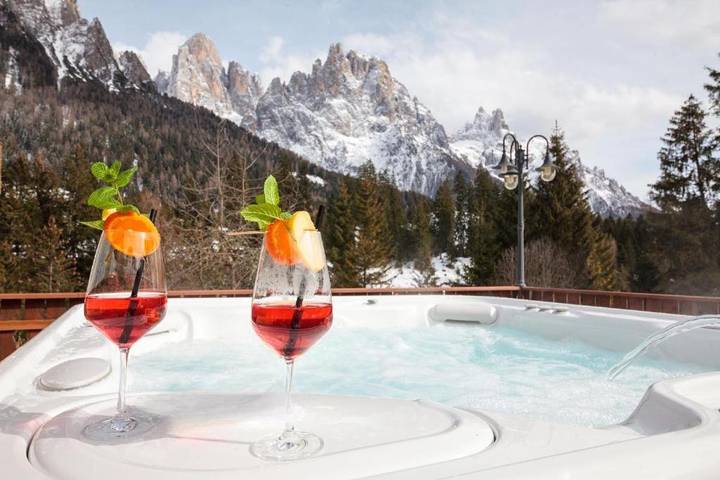 Hôtel pour 2 personnes, avec jardin ainsi que sauna et jacuzzi à San Martino di Castrozza - 2