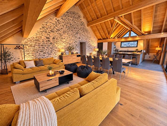 Chalet für 10 Personen mit Terrasse in Vaujany, Nationalpark Écrins