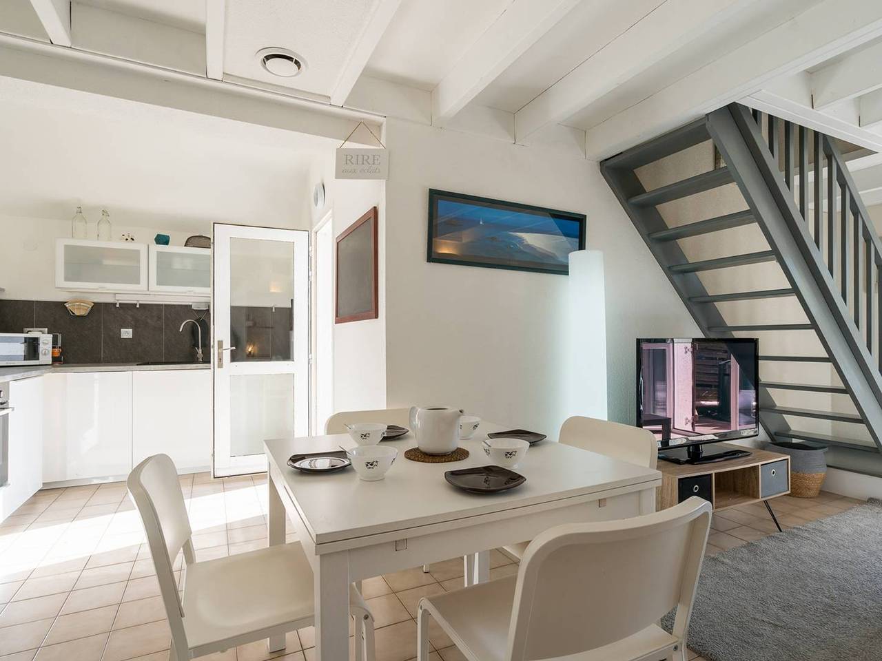Maison à Carnac, proche plage, jardin clos, 3 pièces, 4 pers, Wifi, parking, petit animal accepté in Carnac Plage, Carnac