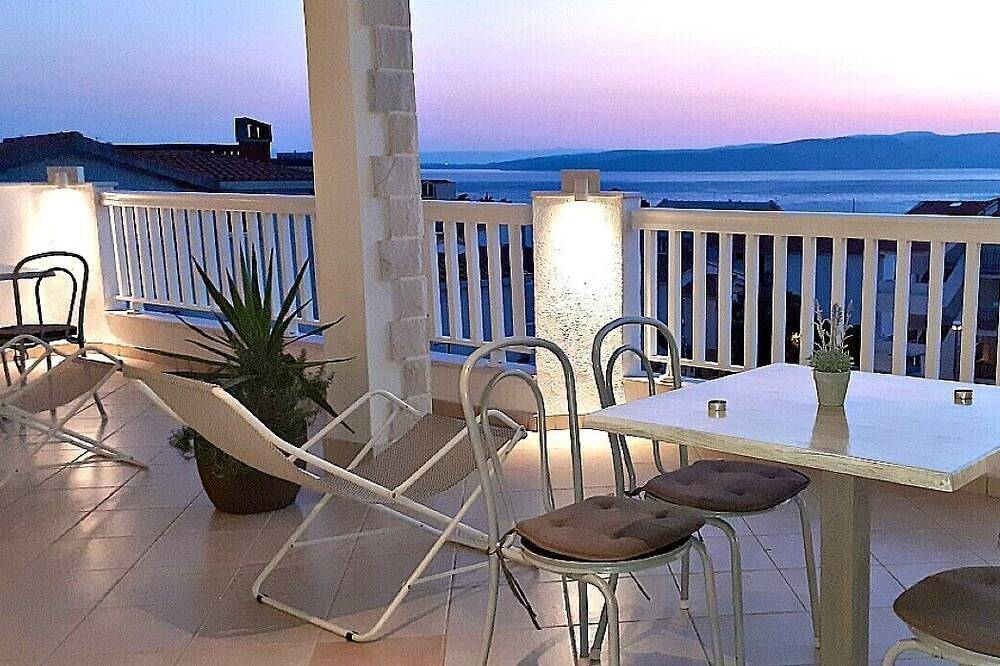 Ganze Wohnung, Ferienwohnung Villa Bonaca luxus-Ferienwohnung mit Meerblick in Baska Voda, Makarska Riviera