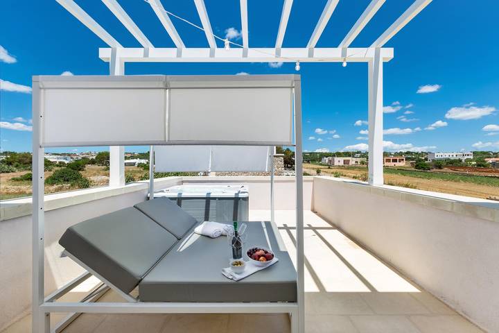 Hotel Perla Saracena - Suite Attico Jacuzzi in Torre Pali, Salve