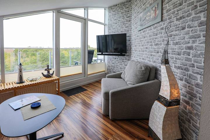 Ferienwohnung für 2 Personen, mit Seeblick und Balkon sowie Ausblick in Sahlenburg - 4