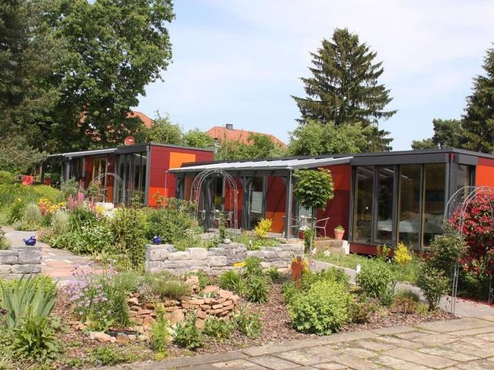 Hotel für 2 Personen, mit Balkon und Balkon/Terrasse sowie Terrasse und Garten