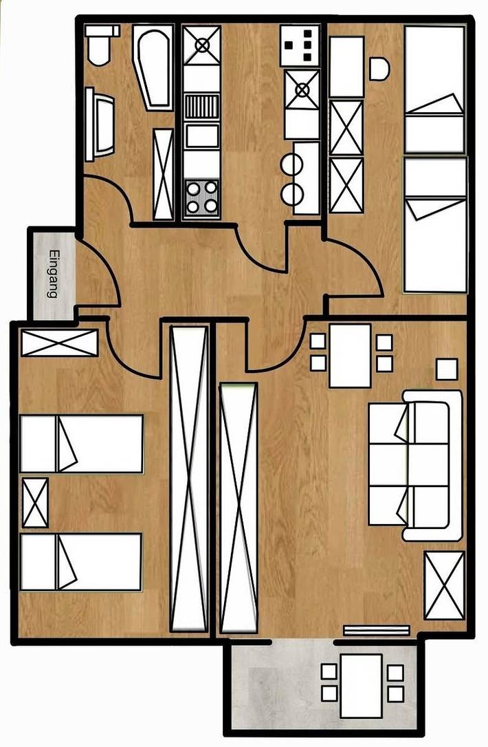 Ganze Ferienwohnung, Schulze-Delitzsch Apartment in Delitzsch, Sächsisches Burgen- und Heideland