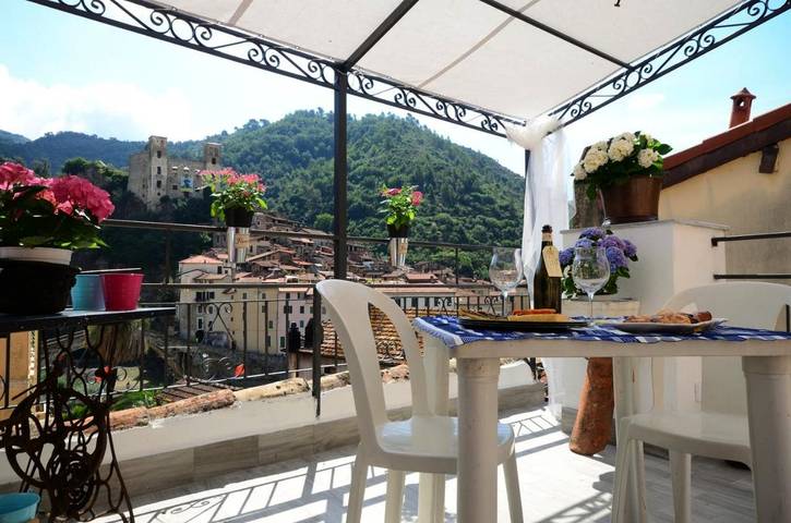 Appartement de vacances pour 2 personnes, avec Balcon ainsi que Terrasse et Vue