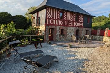 Gîte pour 6 personnes, avec jardin, animaux acceptés à Genneville