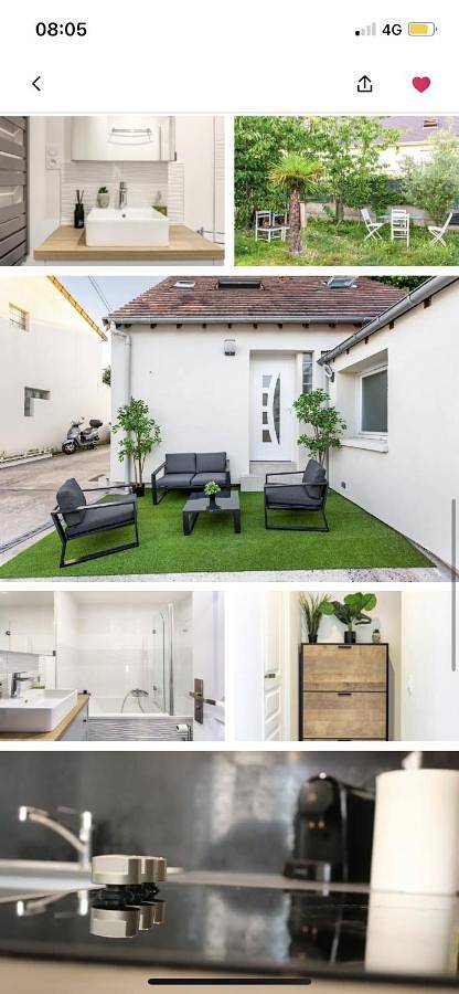 Appartement de vacances pour 3 personnes, avec jardin