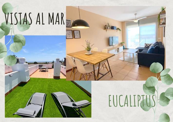 Apartamento para 4 personas, con Balcón además de Terraza y Vistas en Amposta
