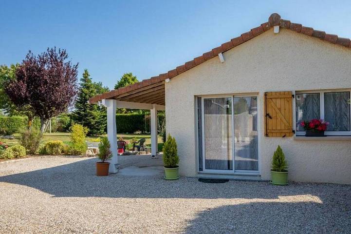 Appartement de vacances pour 3 personnes, avec jardin, animaux acceptés
