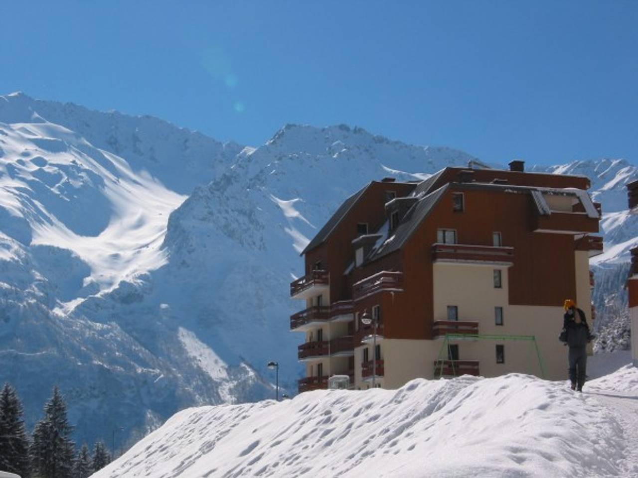 Appartement entier, Appart 2 pièces avec balcon, proche pistes, animaux admis in La Ferrière, Le Pleynet Les Sept Laux