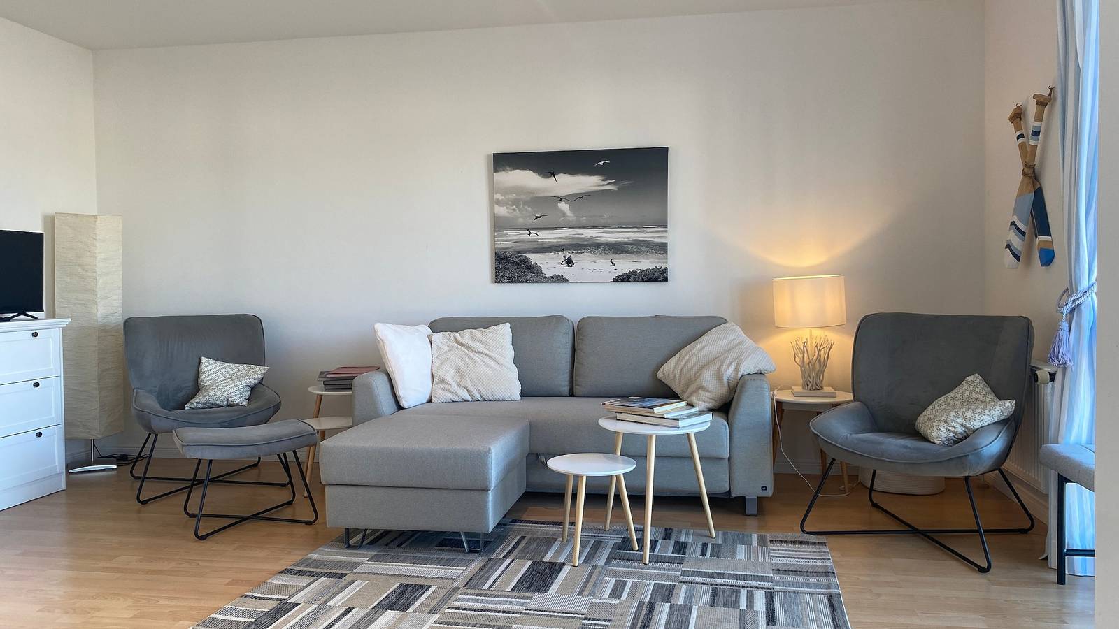 Ganze Wohnung, Ferienwohnung 'Simmerdeis Am Hafen' mit Balkon und Wi-Fi in Husum Hafen, Husum