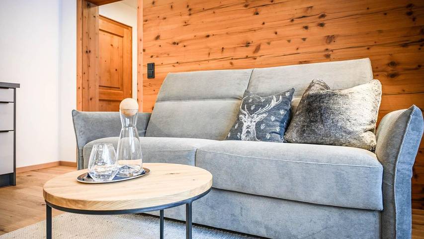 Studio für 2 Personen, mit Sauna und Balkon sowie Garten im Lechtal