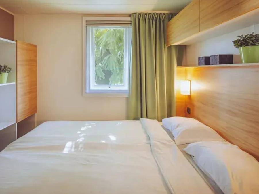 Camping les Chardons Bleus de la Turballe - Mobilheim 6 personen - Premium 3 Zimmer Lounge in La Turballe, Côte d'Amour