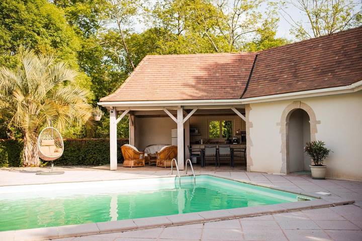Casa de vacaciones para 3 personas, con terraza y piscina, Se admiten mascotas - 1
