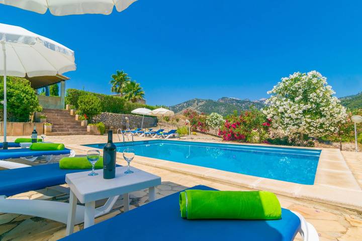 Cantabou Sa Coma D'Inca - Ferienhaus mit privaten Pool in Moscari. Wifi gratis in Selva, Mallorca Inselmitte
