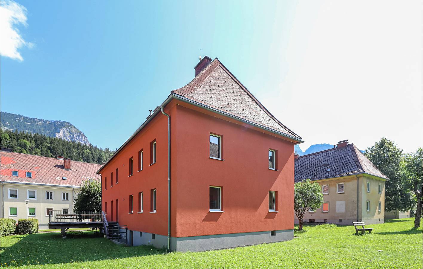 Geräumige 2-Zimmer-Wohnung mit Sauna und Terrasse, 1 km vom Strand entfernt in Eisenerz, Östliche Obersteiermark